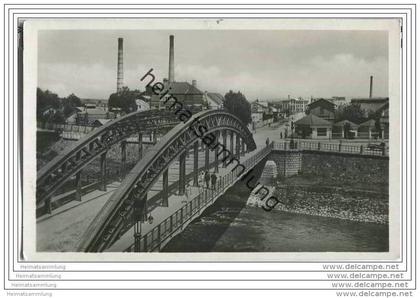 Kromeriz - Kremsier - Brücke - Fotokarte - Deutsche Dienstpost Böhmen-Mähren