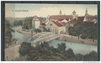 Tchéquie - C. Budejovice - pont, colorisée