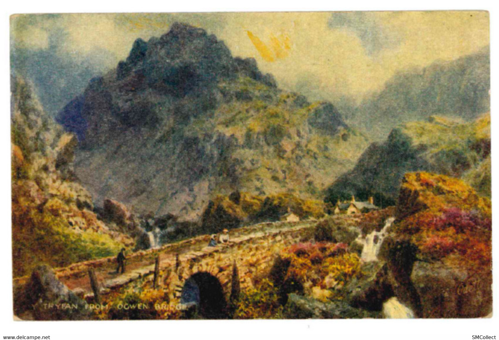 Tucks Oilette 7877. Snowdon. Tryfan from Ogwen bridge - Henry Winbush (6893)