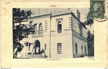 Carte POSTALE Ancienne de BEJA - Contrôle civil