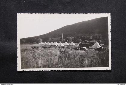 TUNISIE - Carte photo du chantier de Jeunesse de Sousse, période 1940 - 8x4 - L 75505