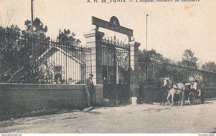 TUNISIE ))  TUNIS   hopital militaire du belvedère   AH 16