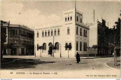 CPA AK TUNISIE SOUSSE-La Banque de TUNISIE (239338)