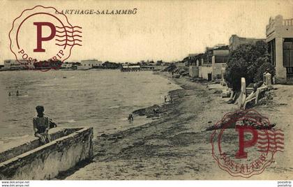 Carthage Salammbo Plage  TUNISIE TUNEZ TUNIS