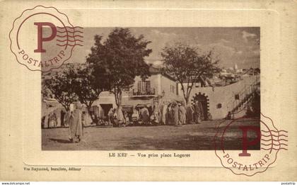 TUNEZ. TUNIS. TUNISIE. Le Kef : place Logerot