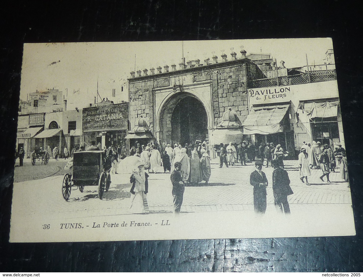 TUNIS, LA PORTE DE FRANCE - CARTE ANIMEE - FRANCE (Z)