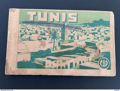 TUNIS Album 12 vintage postcards Tunisia