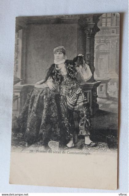 Femme du Sérail de Constantinople, Turquie