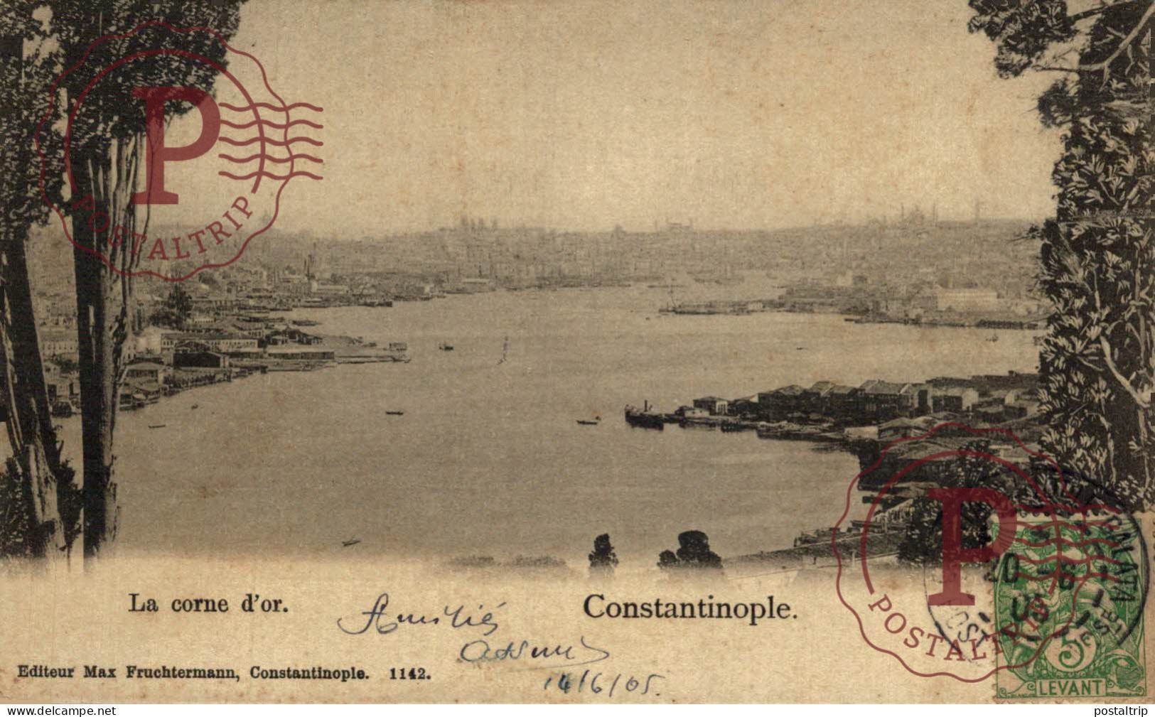 TURQUIA. TURQUIE. CONSTANTINOPLE. CORNE D'OR.