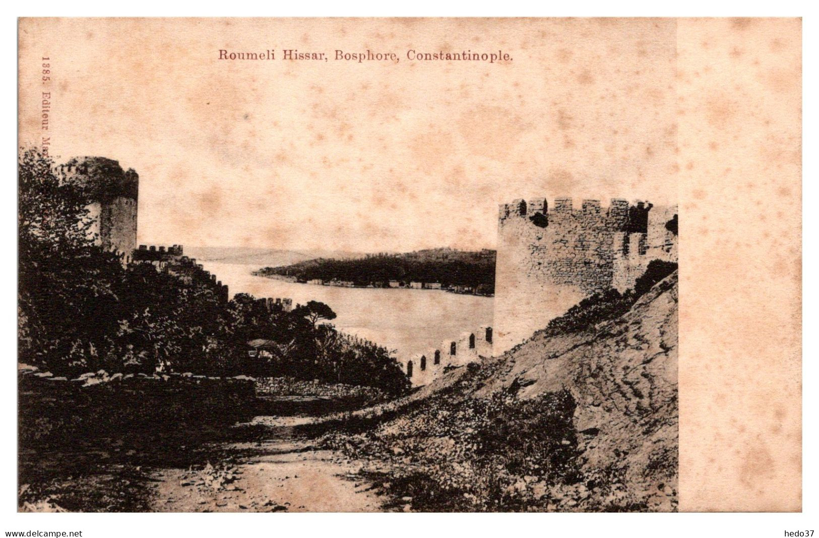 Turquie - Constantinople - Roumeli Hissar Bosphore