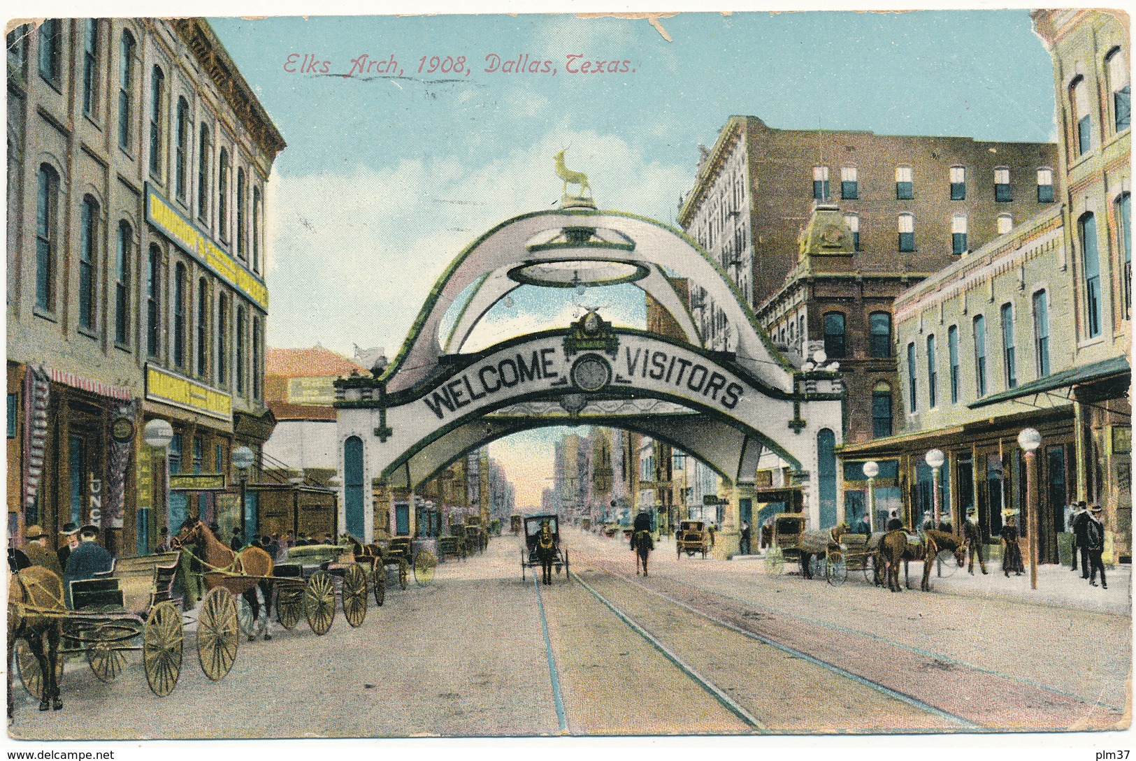 TX - DALLAS - Elks Arch, 1908