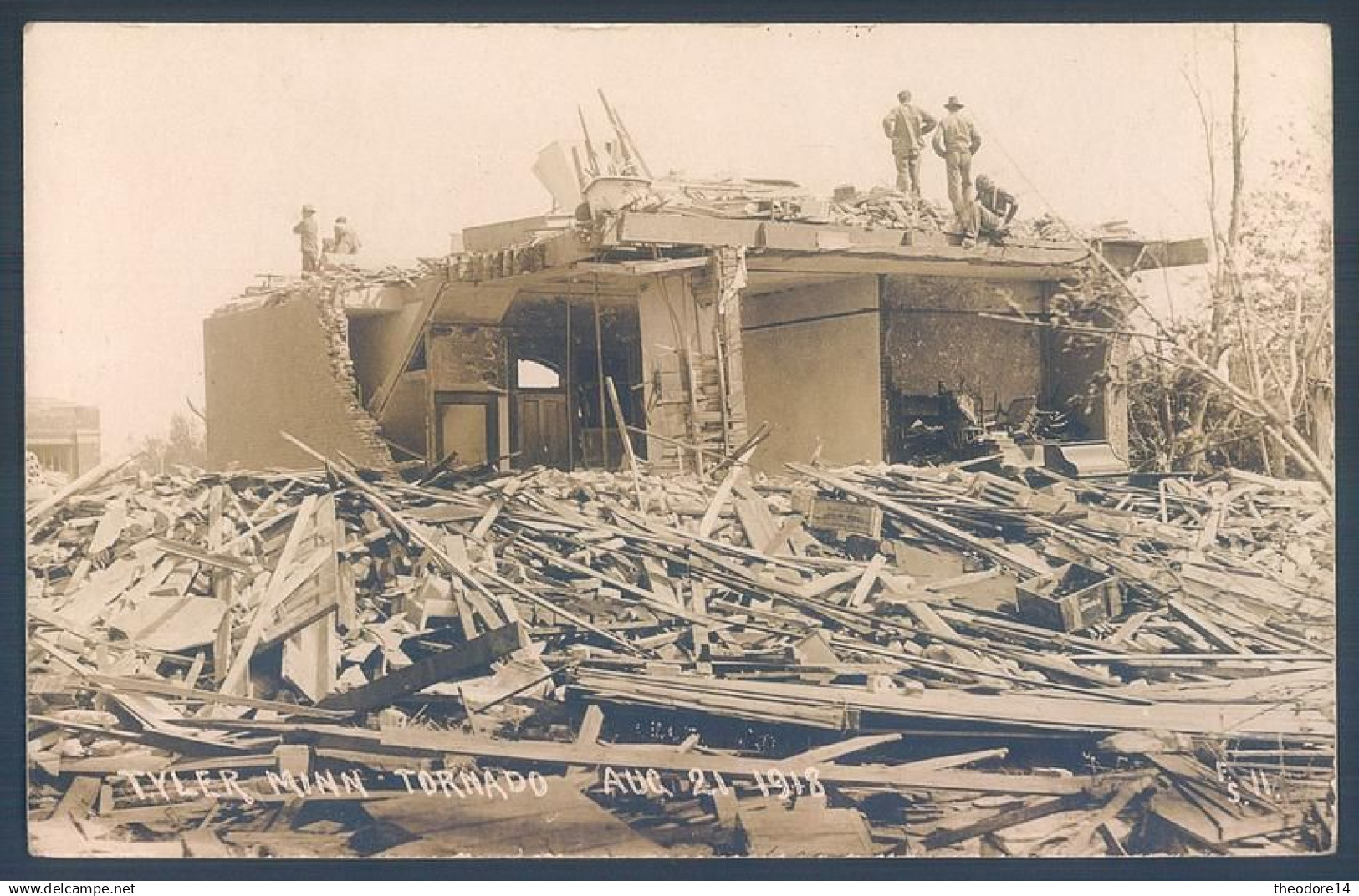 TYLER Minn. Tornado Aug 21 1918 MN Minnesota