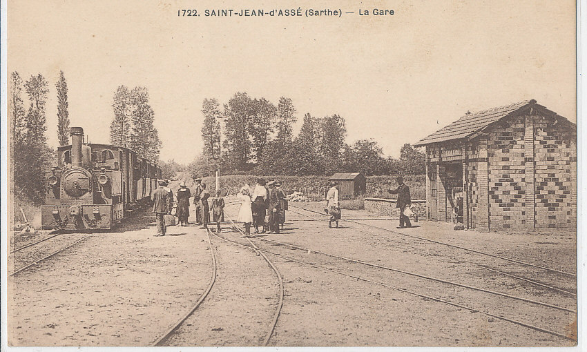 U 896/CPA      SAINT JEAN D' ASSE     LA GARE