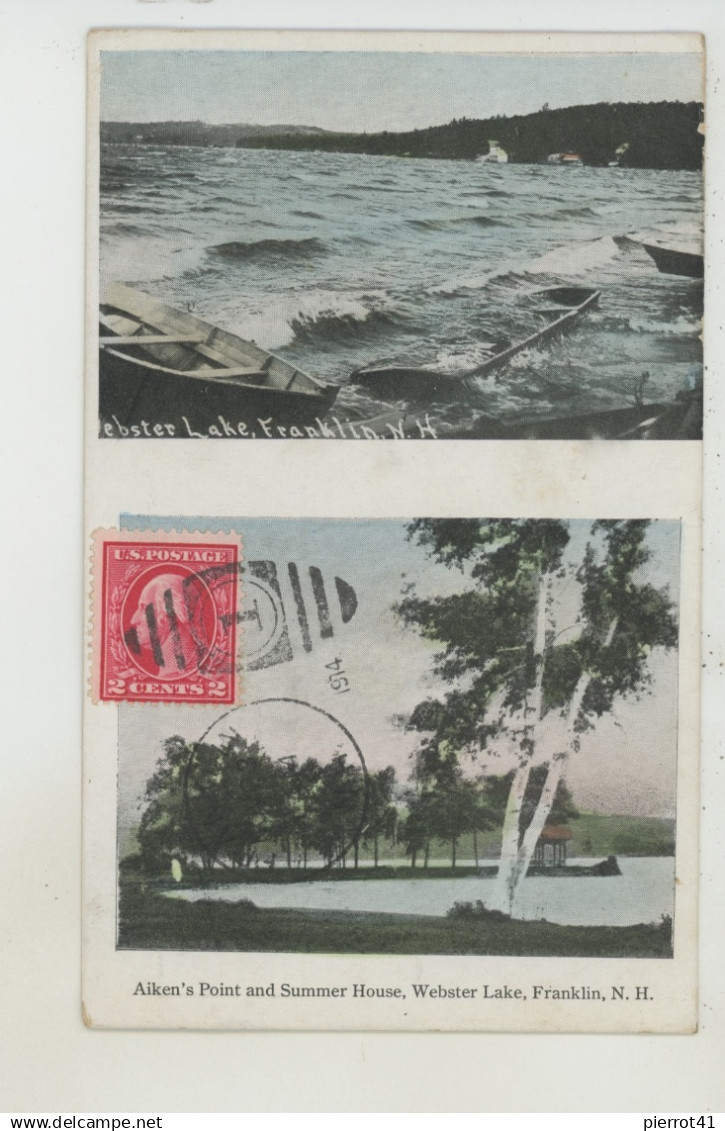 U.S.A. - NEW HAMPSHIRE - FRANKLIN - Aiken's Point and Summer House, Webster Lake