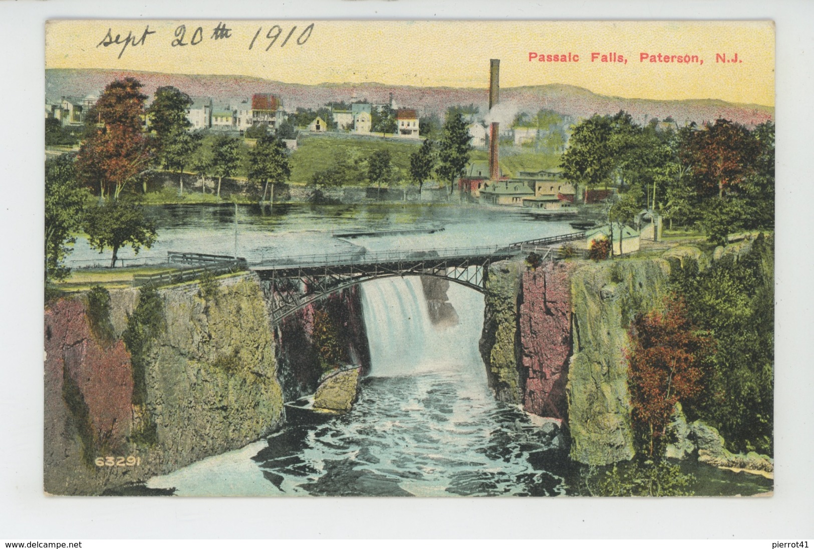 U.S.A. - NEW JERSEY - PATERSON - Passaic Falls