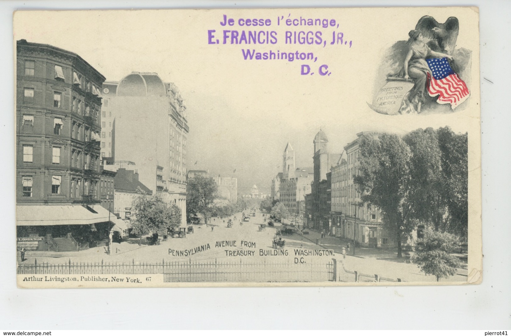 U.S.A. - WA - WASHINGTON DC - Pennsylvania Avenue from Treasury Building