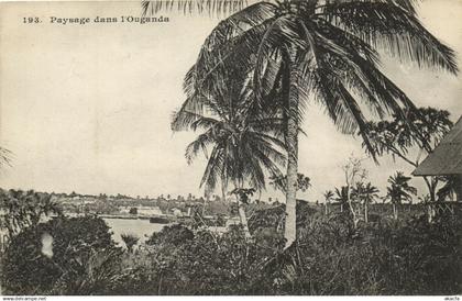 PC UGANDA, PAYSAGE DANS L'OUGANDA, Vintage Postcard (b33607)