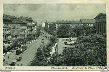 Hongrie - Budapest - Boulevard du Musee National