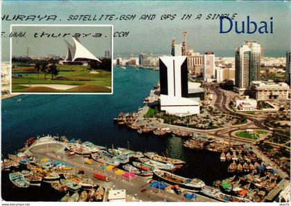 PC CPA U.A.E. , DUBAI, VIEW OF DUBAI CREEK, REAL PHOTO POSTCARD (b16409)