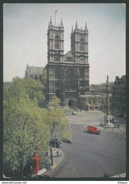 WESTMINSTER ABBEY vintage postcard London England