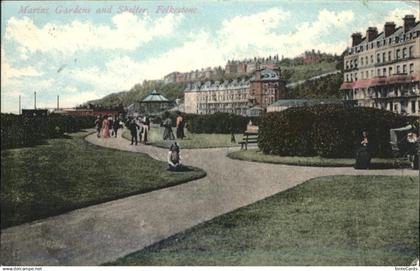 10927964 Folkestone Folkestone Marine Gardens Shelter *