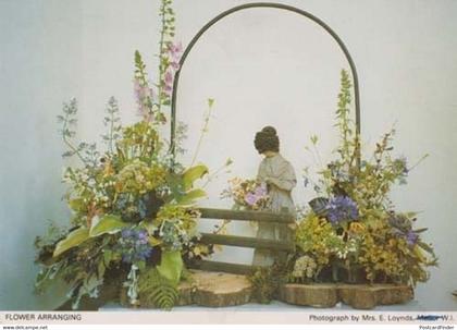 Lancashire Flower Arranging Lancs Womens Institute Postcard