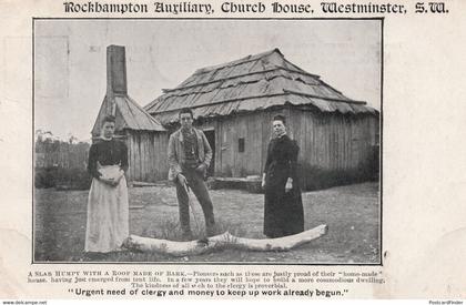 Rockhampton Fundraising London Church Westminster Restoration Antique Postcard