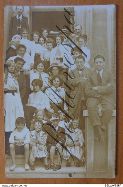 RPPC Old early wealthy people 20 century Photo. Backsite written Mr P.Rose 17 a Stewardstreet Bishopsgate Londen E.C. UK