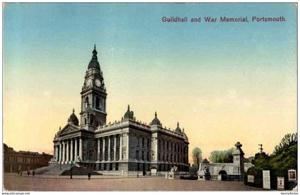 Portsmouth - Guildhall and War Memorial