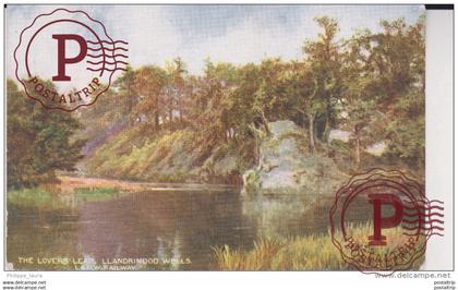 1907    Early L & N.W. Railway Postcard - The lovers leap   Llanwrtyd Wells Becknockshire Wales