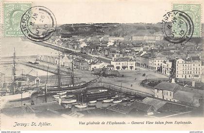 Jersey - ST. HELIER - General view taken from Esplanade