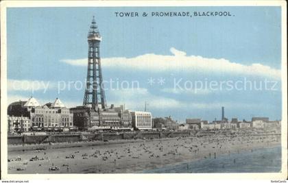 72409023 Blackpool Tower and Promenade Beach Blackpool