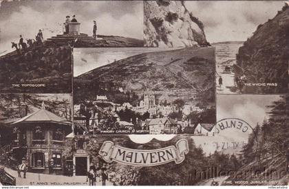 * UK - Malvern - Worcestershire - Accordion Postcard with 12 views 1917