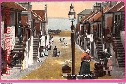 1655 - GREAT BRITAIN - VINTAGE POSTCARD  - New Lane, Newhaven