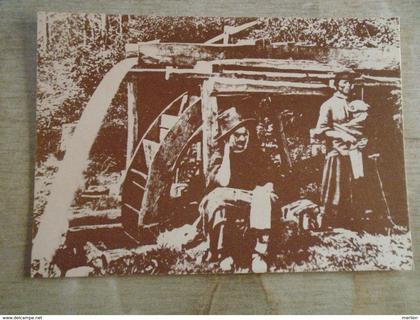 D148922  UK -CYMRU -WALES - Water Wheel -Blacksmith -Carmarthenshire -Published  by Michael Brace  ,Kilgetty 1970's