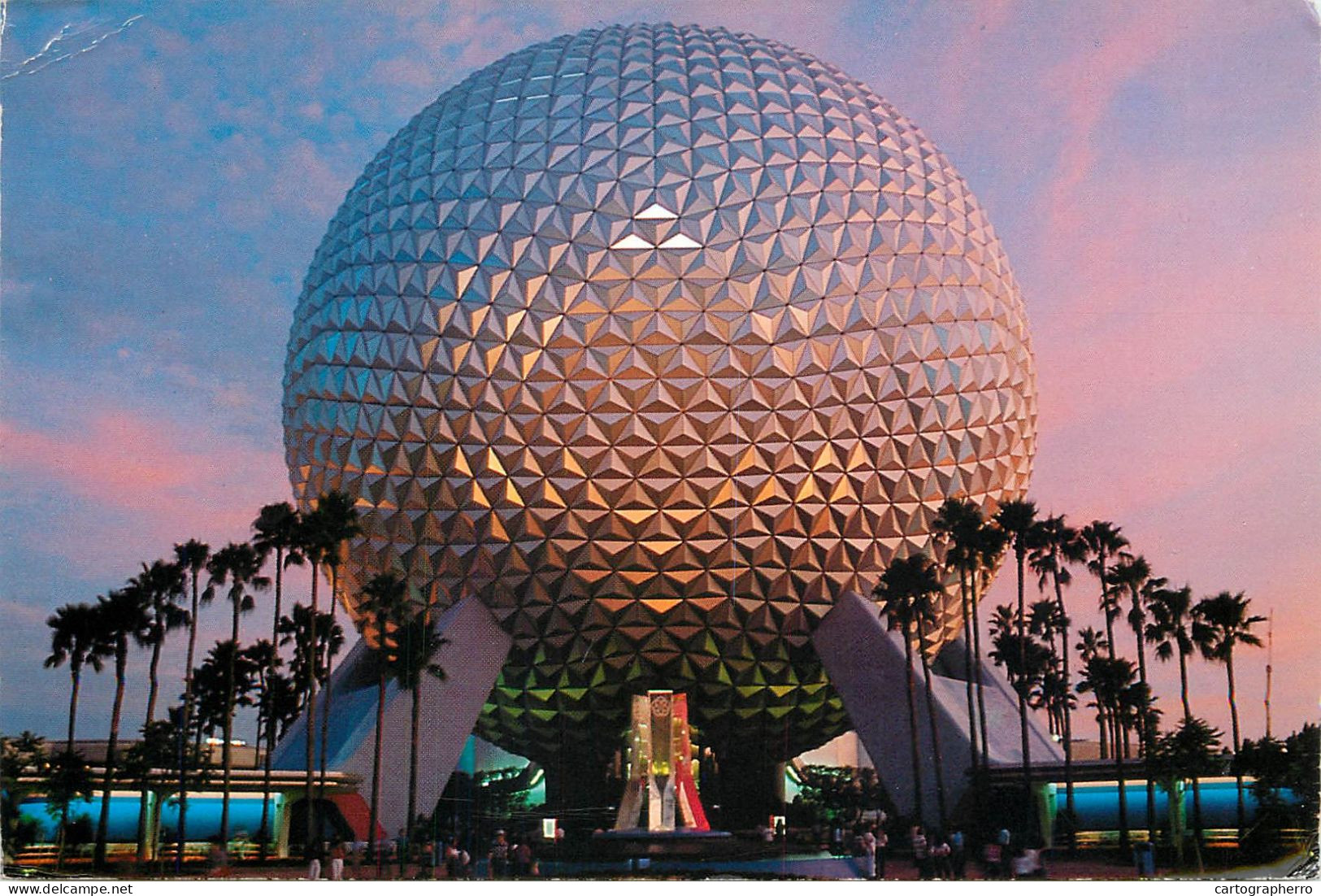 United States FL Florida Epcot Center Disney Spaceship Earth