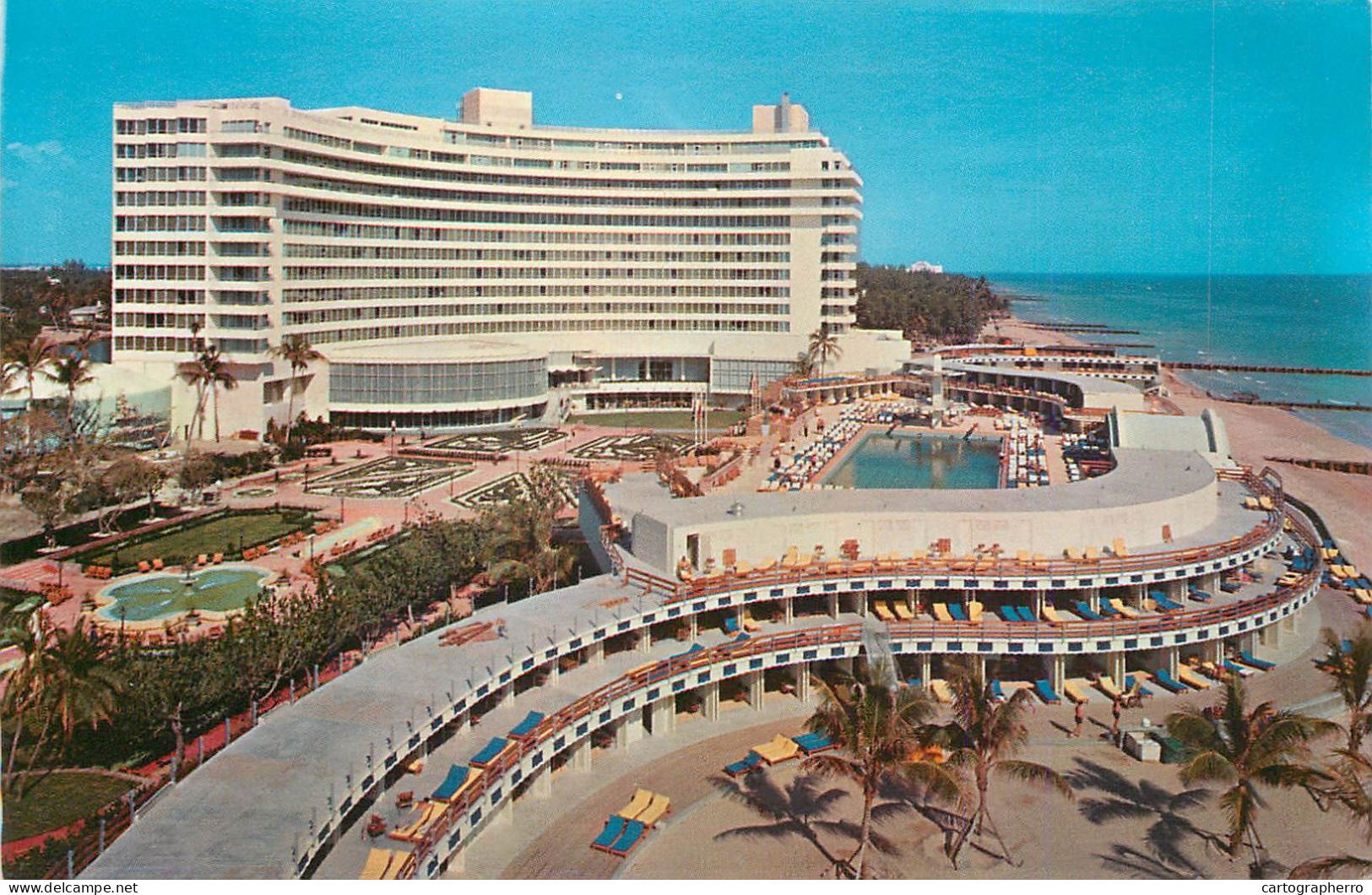 United States FL Florida Miami Beach Fontainebleau hotel