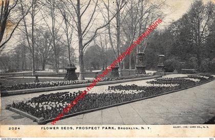 Flower Beds - Prospect Park - Brooklyn New York - USA Unites States