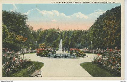 U.S.A. - NEW YORK CITY - BROOKLYN - Lily Pond and Rose Garden , Prospect Park