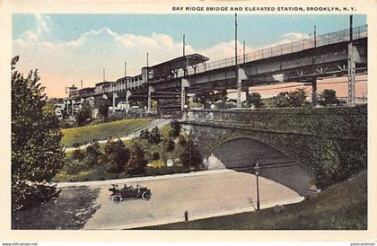 Usa - BROOKLYN (New York City) Bay Ridge Bridge and Elevated Station