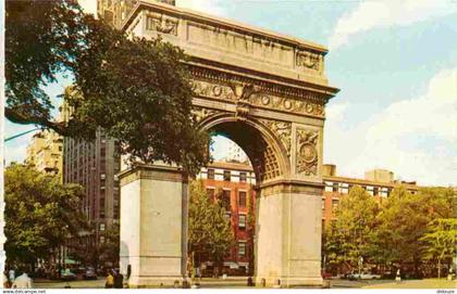 Etats Unis - New York City - Washington Square - Carte provenant d'un carnet - Etat de New York - New York State - CPSM