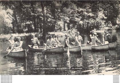 ALABAMA CAMP PUSHMATAHA CITRONELLE CANOE 1954