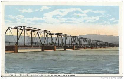 Etr - USA - ALBUQUERQUE - Steel bridge across Rio Grande at Albuquerque