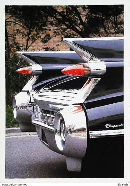 ►   Black CADILLAC Rear Coupé de ville  - Us Card