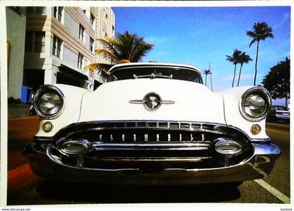 ► White  OLDSMOBILE  Miami  -    (Litho.   France) Roadside