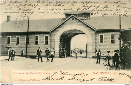 Baltimore - Entrance to Fort Henry