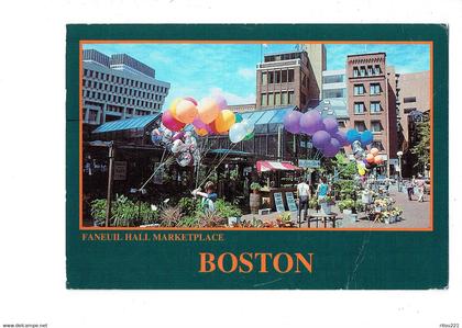 cpm - MA - Massachusetts > Boston - FANEUIL HALL MARKETPLACE - animation ballon tonneau - 1995