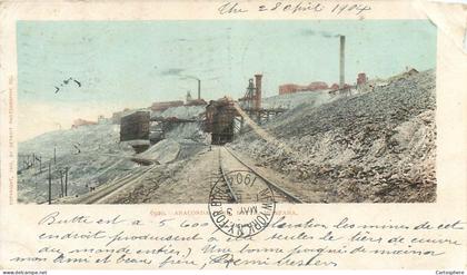 CPA Amérique > Etats-Unis > MT - Montana > Butte Anaconda Mine 1904 - Etat : pli coin sup droit