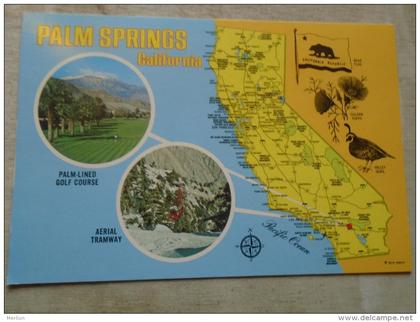 D140298 US  CA  -- MAP Carte  California -Palm Springs