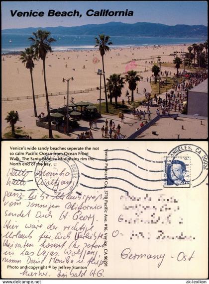 Venice California Los Angeles Los Angeles Venice Beach  Strand Kalifornien 1980